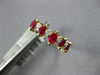 .89CT DIAMOND & AAA RUBY 14KT YELLOW GOLD 3D ROUND & MARQUISE ANNIVERSARY RING