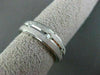 ESTATE WIDE .26CT DIAMOND 14K WHITE GOLD ETOILE ETERNITY ANNIVERSARY RING #14344