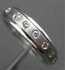 ESTATE .70CT DIAMOND 14K W GOLD ETOILE ETERNITY ANNIVERSARY / WEDDING RING #1310