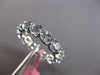 4.99CT AAA AQUAMARINE 14KT WHITE GOLD 3D ROUND CLASSIC ETERNITY ENGAGEMENT RING