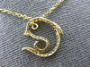 ESTATE .26CT DIAMOND & AAA RUBY 14K YELLOW GOLD LUCK HAPPY FISH FLOATING PENDANT