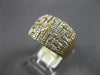 ESTATE WIDE .18CT DIAMOND 14KT YELLOW GOLD CLASSIC GREEK DESIGN ANNIVERSARY RING