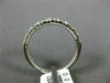 ESTATE .70CT DIAMOND 14KT WHITE GOLD 3D CLASSIC SEMI ETERNITY ANNIVERSARY RING