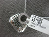 ESTATE .07CT DIAMOND 14K WHITE GOLD HANDCRAFTED MULTI FLOWER LADY PURSE PENDANT