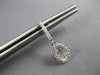 .30CT DIAMOND 14KT WHITE GOLD CLASSIC ROUND & BAGUETTE OVAL FUN HANGING EARRINGS