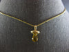ESTATE 1.0CT AAA CITRINE 14K YELLOW GOLD 3D PACIFIER FUN FLOATING PENDANT #28214