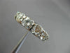 ESTATE LARGE 6.76CT ROUND DIAMOND PLATINUM 3D ETERNITY WEDDING ANNIVERSARY RING