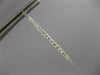 LONG .59CT DIAMOND 14KT WHITE GOLD 3D ELONGATED GRADUATING BAR HANGING EARRINGS