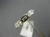 1.24CT ROUND & BAGUETTE DIAMOND 14KT WHITE GOLD ETERNITY ANNIVERSARY RING #1355