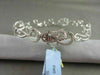 ANTIQUE WIDE 1.25CTW FILIGREE 18KT DIAMOND WAVY BRACELET BEATUFUL!!!!!!!!