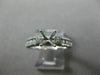 ESTATE .45CT DIAMOND 14K WHITE GOLD FILIGREE MILGRAIN SEMI MOUNT ENGAGEMENT RING