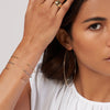 ESTATE 14KT ROSE GOLD 3D DOUBLE CIRCLE FLEXIBLE FUN BANGLE BRACELET