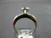 .34CT DIAMOND 18K 2 TONE GOLD ROUND SEMI BEZEL SEMI MOUNT ENGAGEMENT RING #ELV42