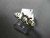 ESTATE .77CT DIAMOND 14KT WHITE GOLD 3D ROUND SEMI MOUNT ENGAGEMENT RING #9885