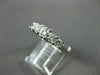 ESTATE .78CT DIAMOND LUCIDA 5 STONE 14KT WHITE GOLD ENGAGEMENT RING STUNNG 16301