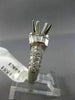 1.62CT ROUND & BAGUETTE DIAMOND 14KT WHITE GOLD SEMI MOUNT ENGAGEMENT RING 1551