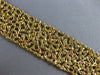 GIA EXTRA LARGE 29.1CT MULTI COLOR DIAMOND 18KT YELLOW GOLD 3D TENNIS BRACELET