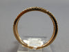 ESTATE .53CT DIAMOND 14KT ROSE GOLD 3D CLASSIC MULTI ROW CRISS CROSS FUN RING