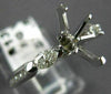 ESTATE .55CT DIAMOND 14K WHITE GOLD 3D MARQUISE SEMI MOUNT ENGAGEMENT RING #5771