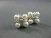 ANTIQUE DIAMOND 14KT TWO TONE GOLD AAA SOUTH SEA PEARL SQUARE EARRINGS #21919