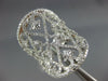 EXTRA LARGE 1.58CT DIAMOND 18KT WHITE GOLD MULTI HEART OPEN FILIGREE LOVE RING