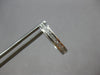 ANTIQUE .35CT DIAMOND 18KT WHITE GOLD 3D FILIGREE SQUARE HUGGIE EARRINGS #28016