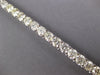 ESTATE EXTRA LARGE 22.46CT DIAMOND 14KT WHITE GOLD CLASSIC ROUND TENNIS BRACELET