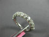 ESTATE LARGE 1.23CT DIAMOND 18KT WHITE GOLD COMFORT FIT WEDDING ANNIVERSARY RING