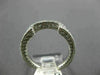 ESTATE .75CT DIAMOND 14K WHITE GOLD SQUARE ANNIVERSARY WEDDING INSERT RING 21751