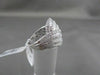 ANTIQUE WIDE 2.15CT DIAMOND 18KT WHITE GOLD FILIGREE MULTI ROW ANNIVERSARY RING