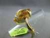ESTATE 8.47CT CITRINE, YELLOW TOPAZ & DIAMOND 18KT YELLOW GOLD MARQUISE FUN RING
