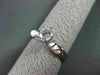 ESTATE .50CT ROUND DIAMOND 18KT WHITE GOLD 3D SOLITAIRE ENGAGEMENT RING #22942
