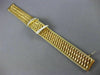 ANTIQUE GRUEN 1.40CT DIAMOND 18K WHITE & YELLOW GOLD HIDDEN WATCH BRACELET#21477