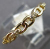 ESTATE .10CT DIAMOND 14KT YELLOW GOLD 3D 3MM CLASSIC LOVE KNOT FUN RING