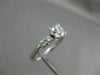 ANTIQUE .93CT DIAMOND PLATINUM SOLITAIRE FISHTAIL 5 STONE ENGAGEMENT RING #19022