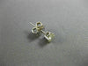 ESTATE .78CT ROUND DIAMOND 14KT WHITE GOLD CLASSIC 4 PRONG STUD EARRINGS #15653