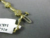ANTIQUE .39CT ROUND DIAMOND 14K YELLOW GOLD CLASSIC DAISY FLOWER BRACELET #16266