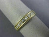 ESTATE WIDE 1.20CT DIAMOND 14KT YELLOW GOLD MILGRAIN ROPE ETERNITY WEDDING RING
