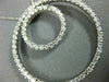 ESTATE 1.45CT DIAMOND 14K WHITE GOLD 3D DOUBLE CIRCLE OF LIFE LOVE PENDANT #1081