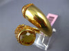 EXTRA LARGE 9.10CT AAA CITRINE & ORANGE ENAMEL 14K YELLOW GOLD FILIGREE FUN RING