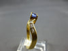 1.0CT DIAMOND & AAA TANZANITE 18K YELLOW GOLD OVAL & EMERALD CUT FUN RING #28032