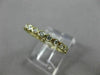 ESTATE .46CT DIAMOND 14KT YELLOW GOLD 3D BEZEL ETERNITY WEDDING ANNIVERSARY RING