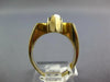 WIDE .78CT DIAMOND & AAA TANZANITE 14K YELLOW GOLD PEAR SHAPE & ROUND CROWN RING