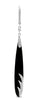 ESTATE 8.0CT DIAMOND & AAA BLACK ONYX 14K WHITE GOLD MULTI LEAF HANGING EARRINGS