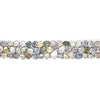 EXTRA LARGE 171.84CT DIAMOND & AAA MULTI COLOR SAPPHIRE 18KT WHITE GOLD BRACELET