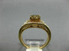 1.63CT WHITE & CHOCOLATE FANCY DIAMOND 14K ROSE GOLD 3D FILIGREE ENGAGEMENT RING