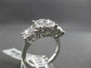 ANTIQUE LARGE 1.50CT DIAMOND 14KT WHITE GOLD CLUSTER FRIENDSHIP PROMISE RING