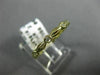 ESTATE .12CT DIAMOND 14K YELLOW GOLD ETOILE BEZEL LEAF ETERNITY ANNIVERSARY RING