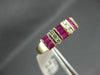 ESTATE 1.24CT DIAMOND & AAA RUBY 14KT YELLOW GOLD 3D CLASSIC ANNIVERSARY RING
