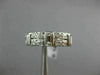 ANTIQUE WIDE 1.69CT DIAMOND PLATINUM 3D ETERNITY WEDDING ANNIVERSARY RING #21351